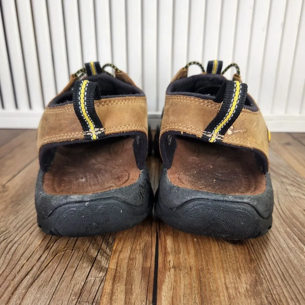 Keen Newport Classic Sandals Men's 8.5 Bison Brown Leather Hiking Shoes 1001870